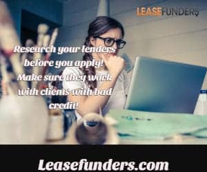 research bad credit lenders